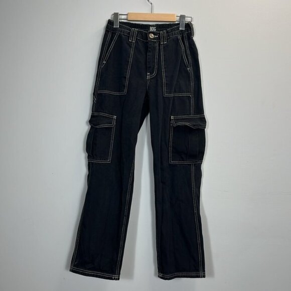 BDG Urban Outfitters Women's Relaxed Skate Jeans Size 26 Black Cargo - Picture 2 of 5